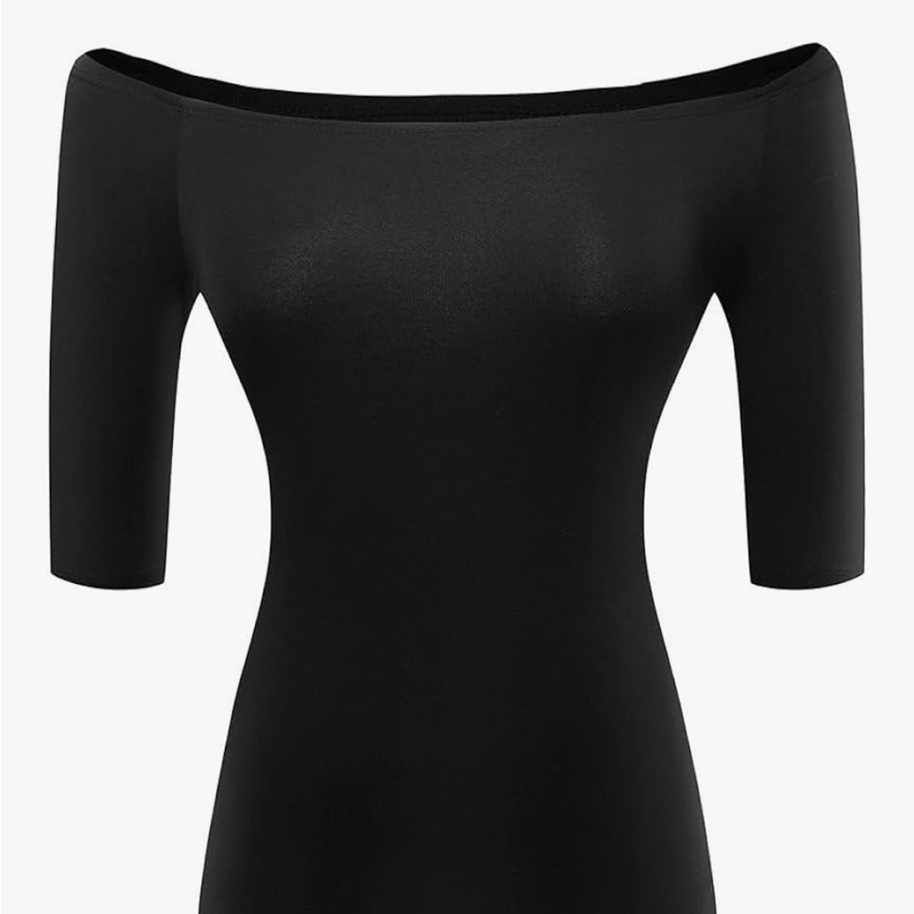 Black Off-Shoulder Top
